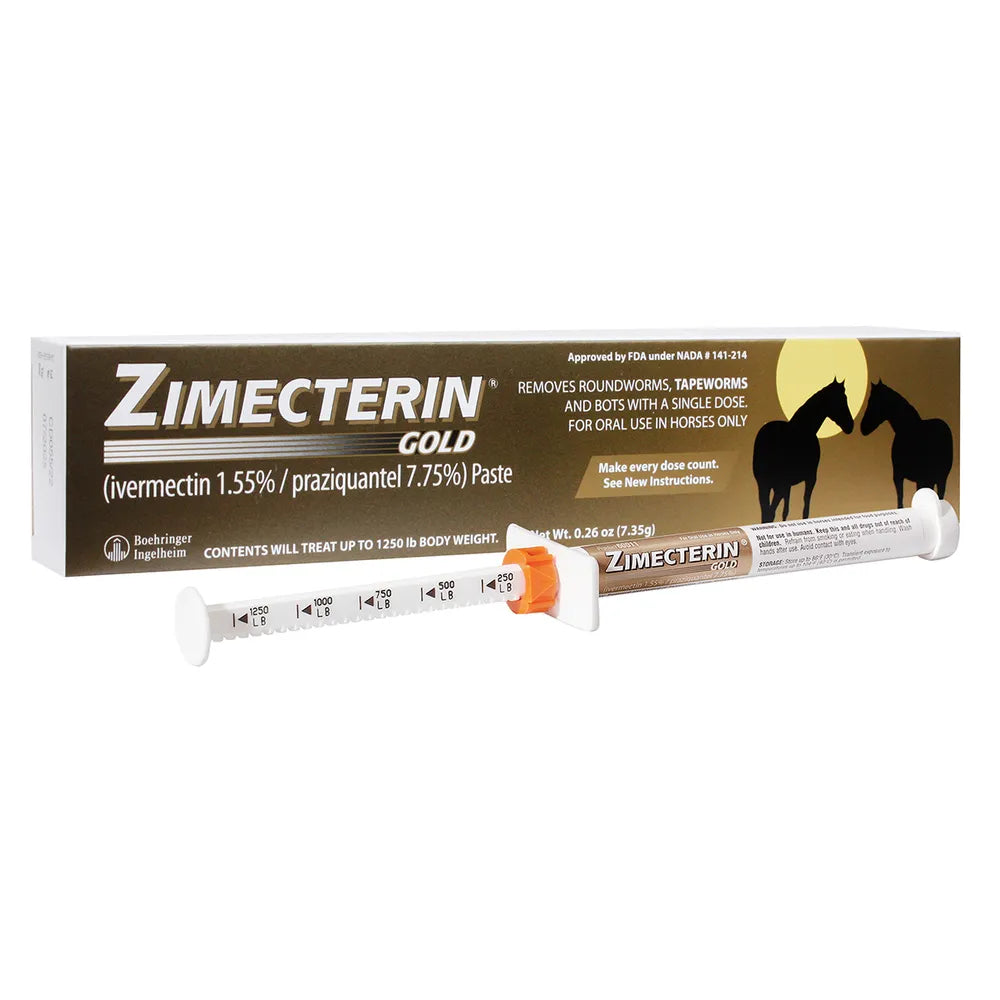 Zimecterin Gold Horse Dewormer Paste
