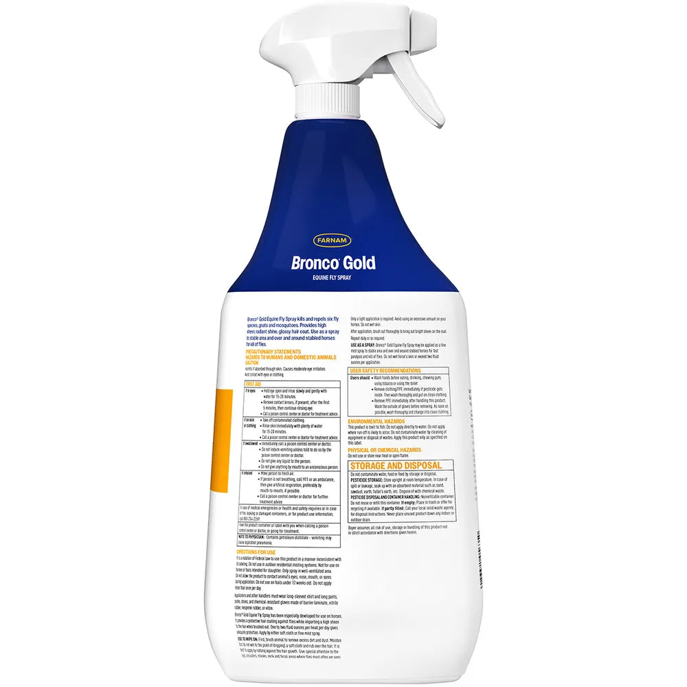 Bronco Gold Equine Fly Spray