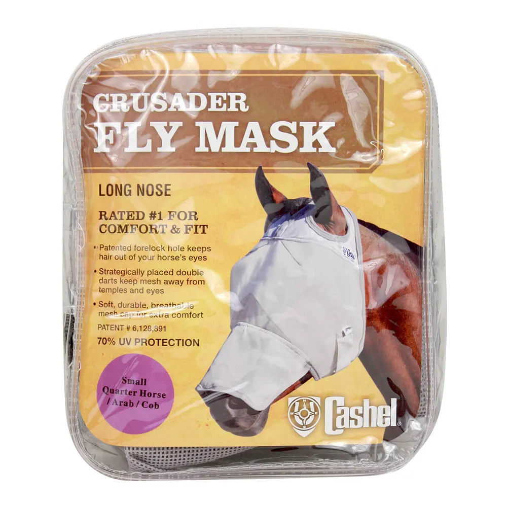Cashel Crusader Long Nose Pasture Fly Mask without Ears