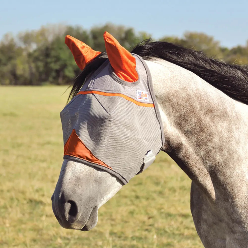 Cashel Crusader Standard Nose Pasture Fly Mask with Ears
