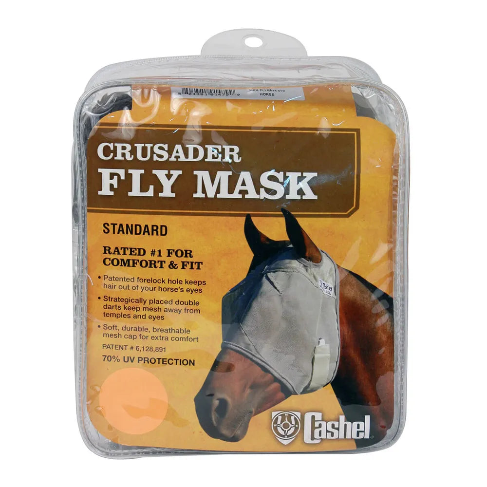 Cashel Crusader Standard Nose Pasture Fly Mask without Ears