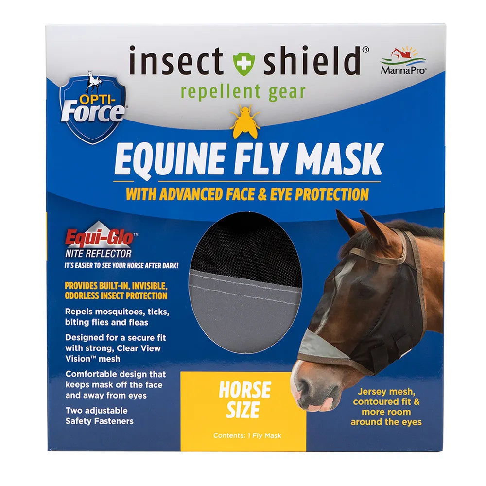 Manna Pro Opti-Force Equine Fly Mask without Ears